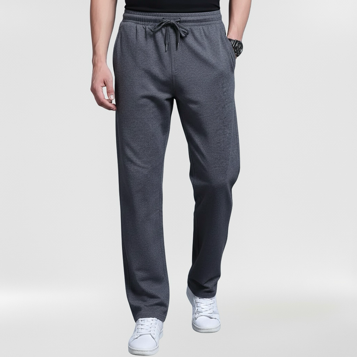 Pánské tepláky s nastavitelným šňůrkem a kapsami