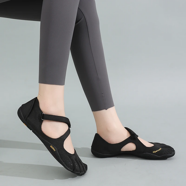 Pantofi cu cinci degete pentru femei, încălțăminte barefoot cu talpă cu tracțiune ridicată și design flexibil pentru mișcare naturală