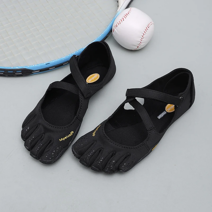 Pantofi cu cinci degete pentru femei, încălțăminte barefoot cu talpă cu tracțiune ridicată și design flexibil pentru mișcare naturală