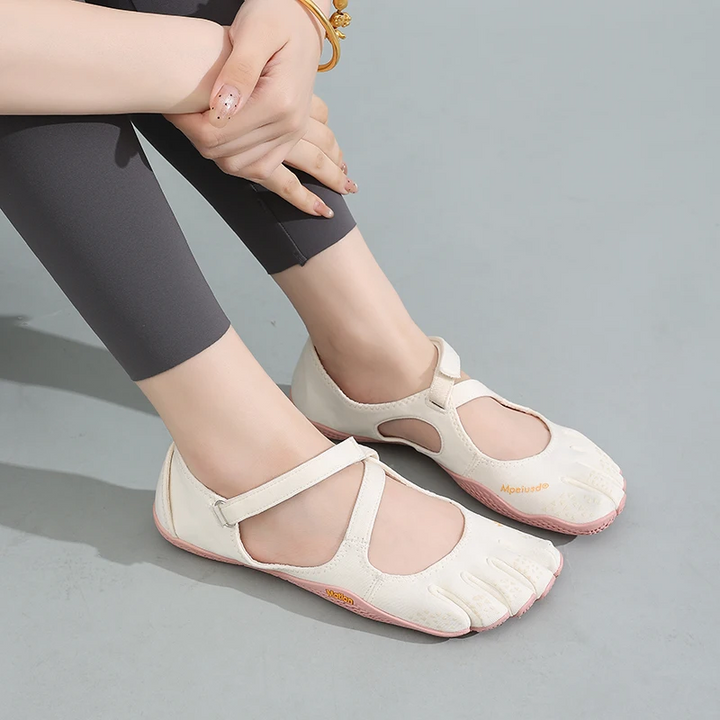 Pantofi cu cinci degete pentru femei, încălțăminte barefoot cu talpă cu tracțiune ridicată și design flexibil pentru mișcare naturală