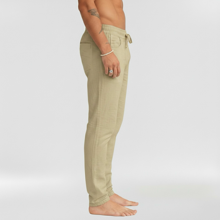 Ανδρικό παντελόνι με κορδόνι και ελαστική μέση, Καθημερινή εφαρμογή