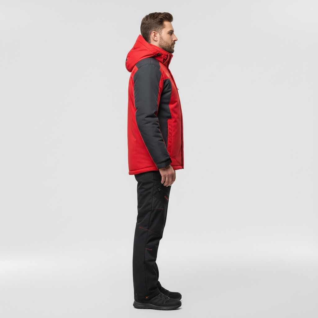 Sada zimní bundy a kalhot pro muže na sníh a chlad