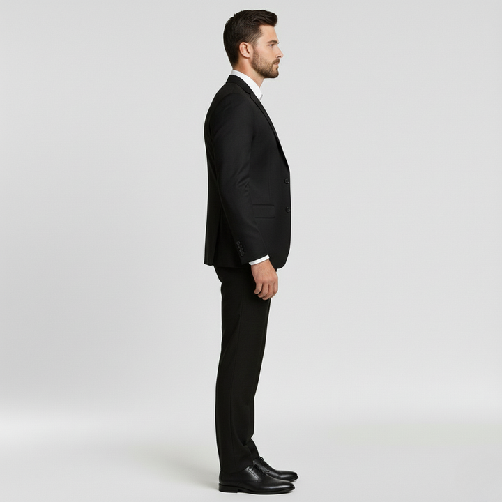 Costume 3 pièces pour homme avec veste, gilet et pantalon pour mariages