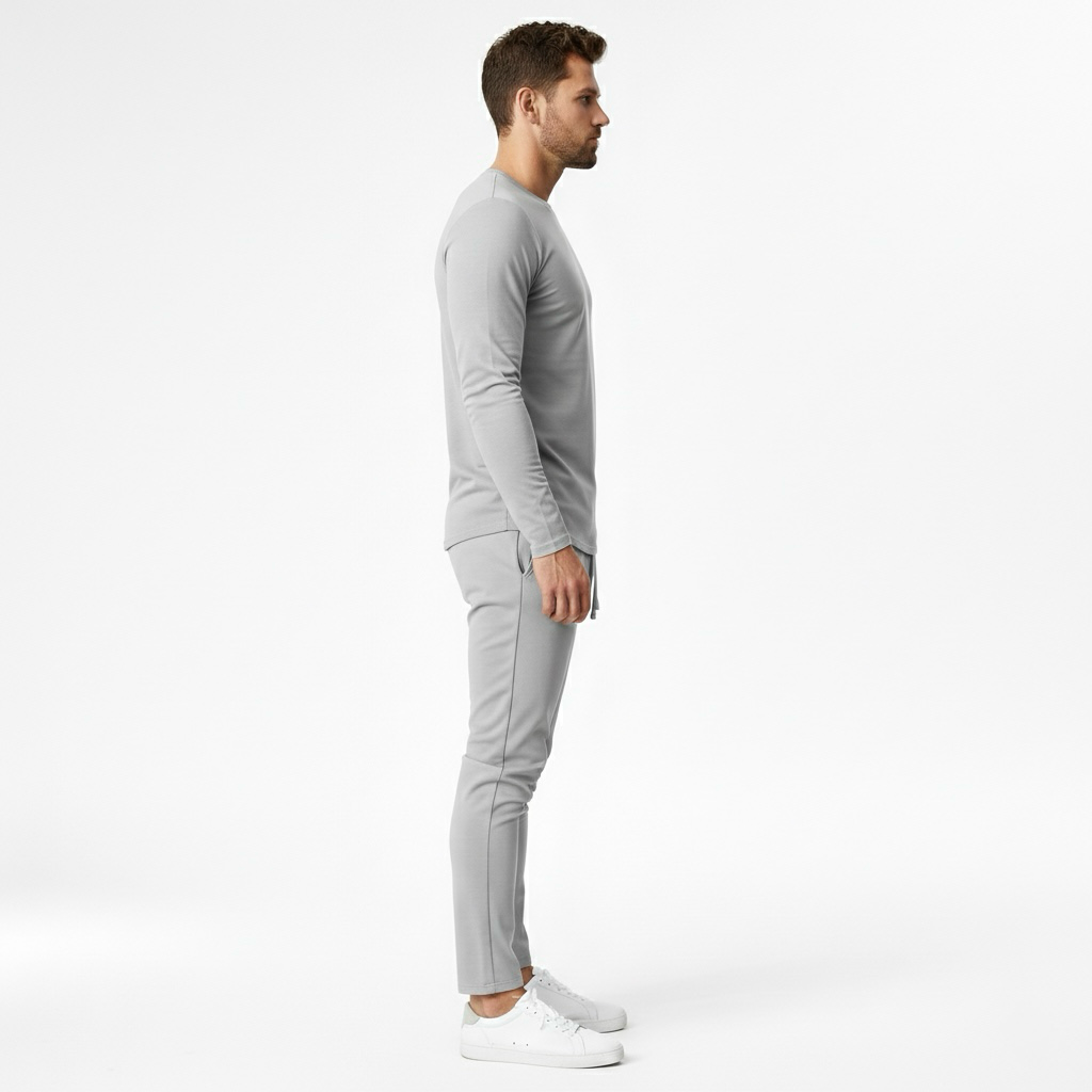 Conjunto de chándal para hombre con sudadera y joggers para una comodidad informal