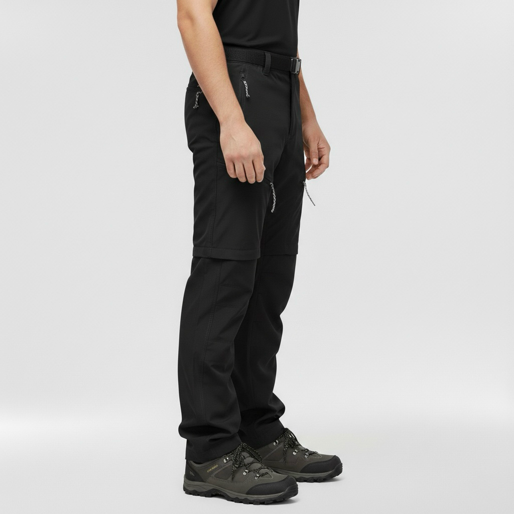 Spodnie bojówki męskie z bocznymi kieszeniami i prostym krojem