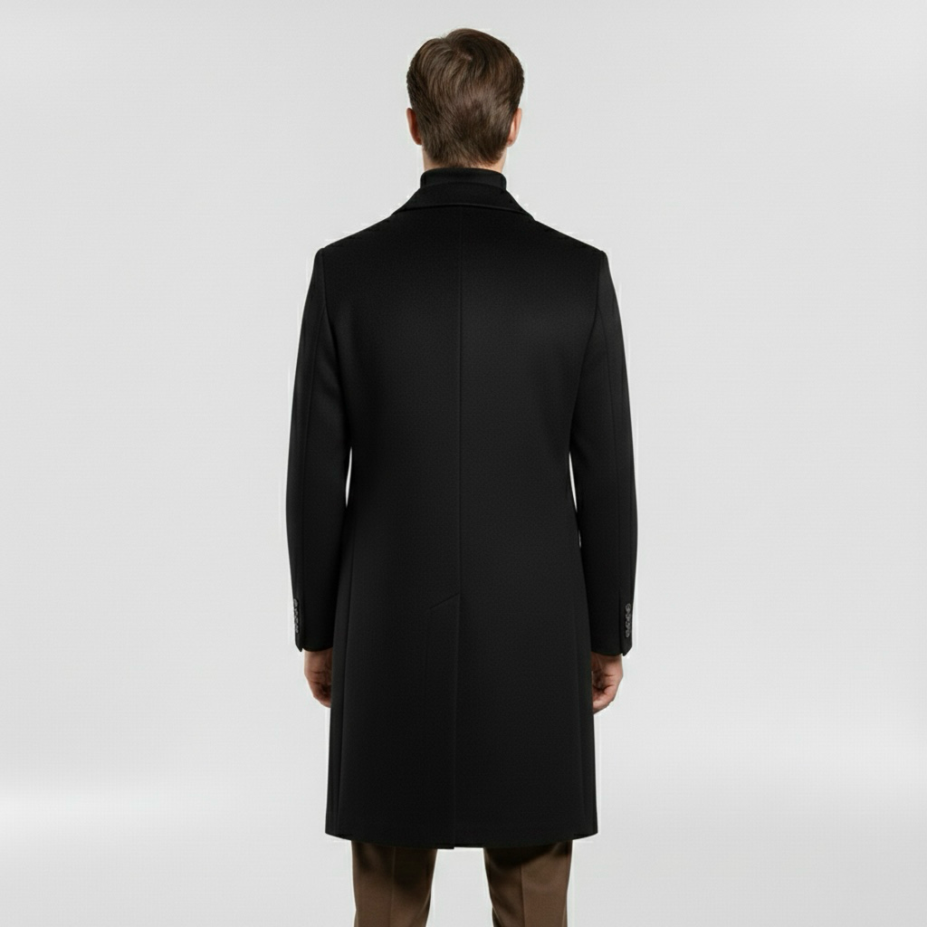 Klasický plášť pro elegantní a neformální zimní a pracovní soupravy