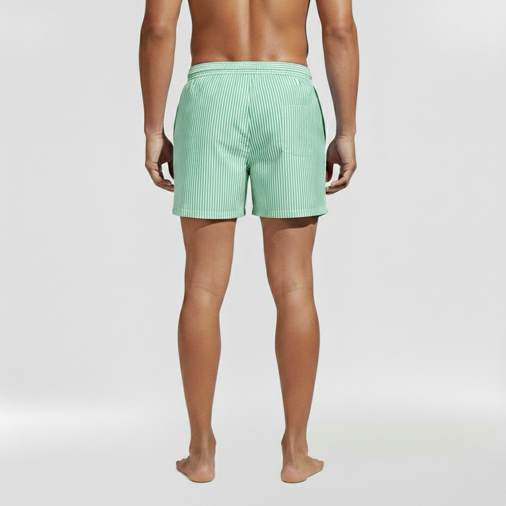 Kurze Badehose für Herren mit Kordelzug für den Strand