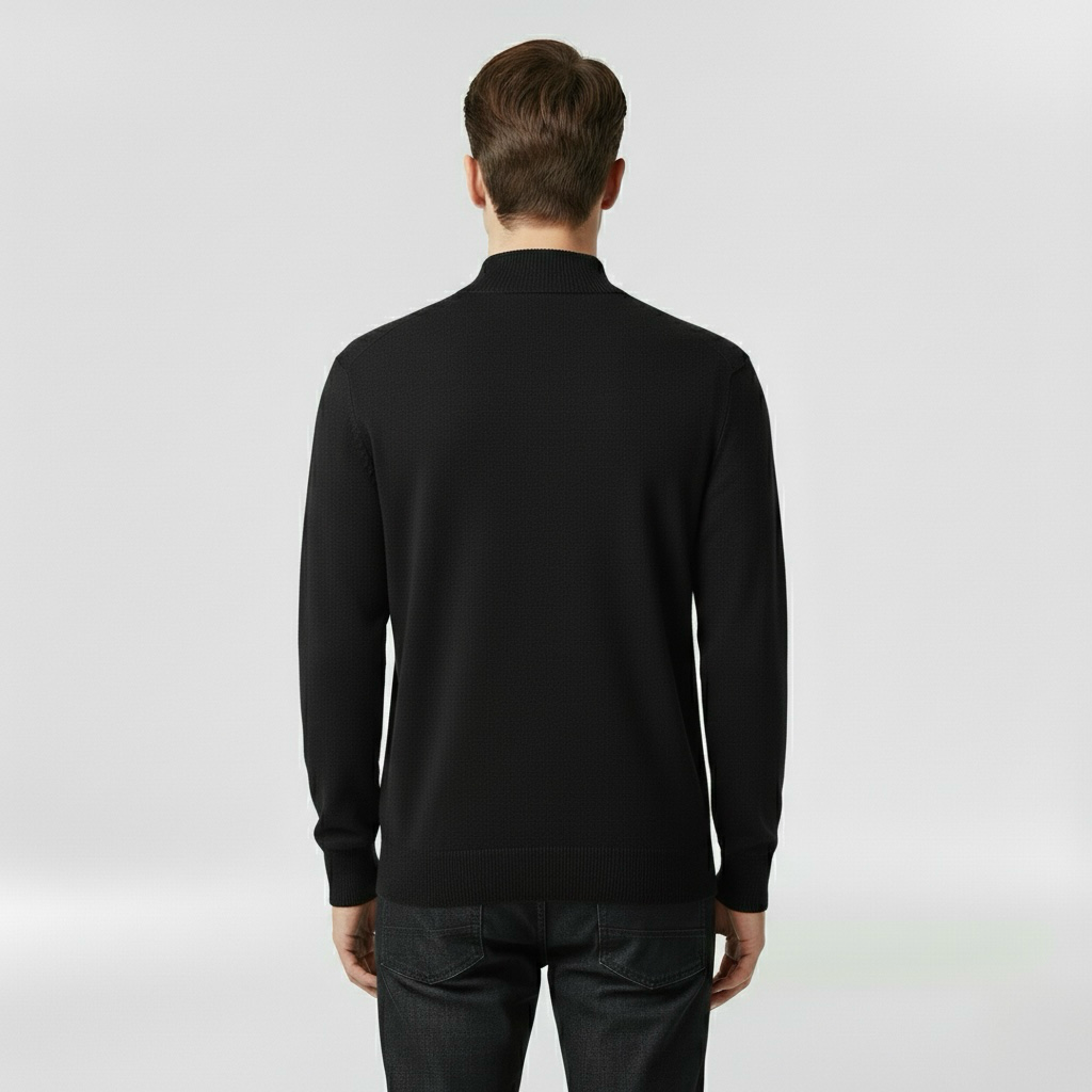 Lekki dzianinowy sweter z okrągłym dekoltem do codziennego użytku