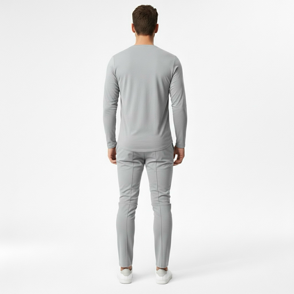 Conjunto de chándal para hombre con sudadera y joggers para una comodidad informal