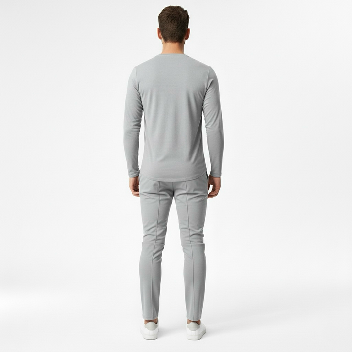 Conjunto de chándal para hombre con sudadera y joggers para una comodidad informal