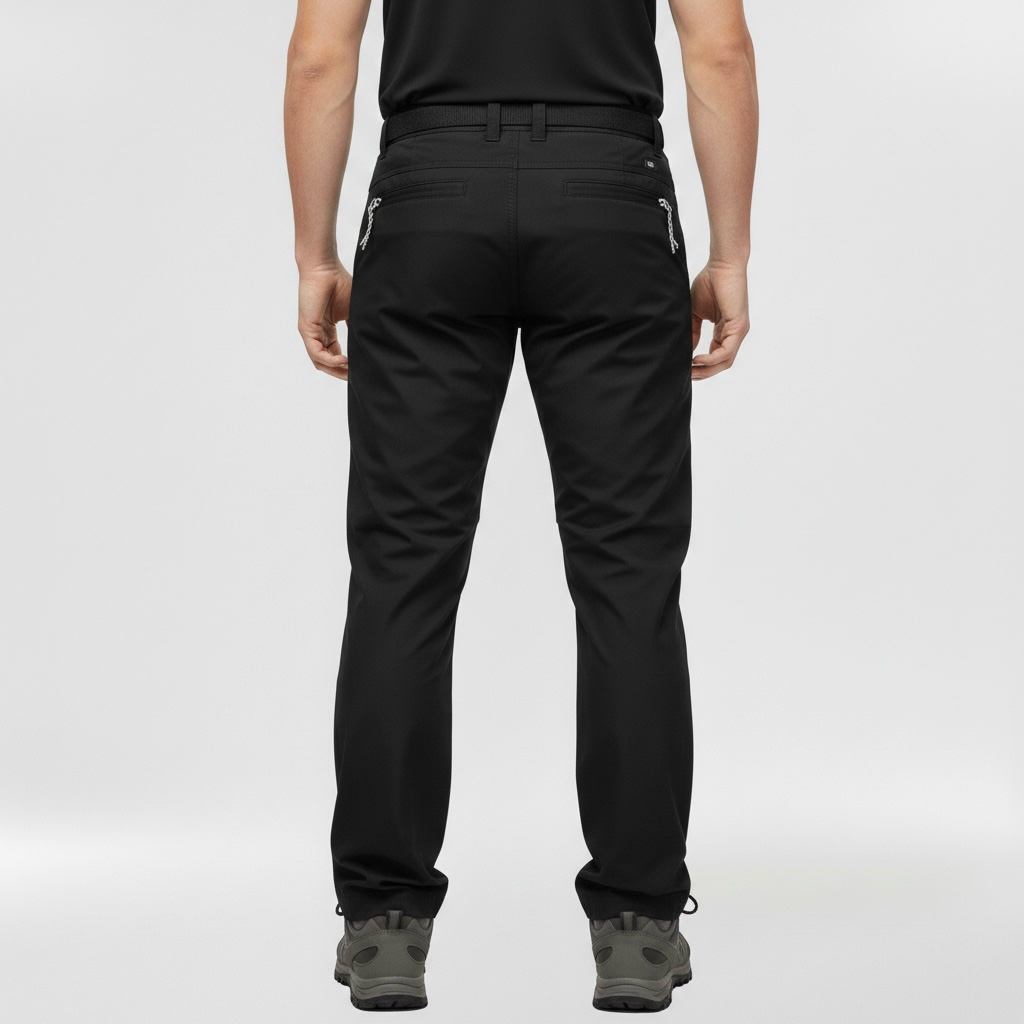 Spodnie bojówki męskie z bocznymi kieszeniami i prostym krojem