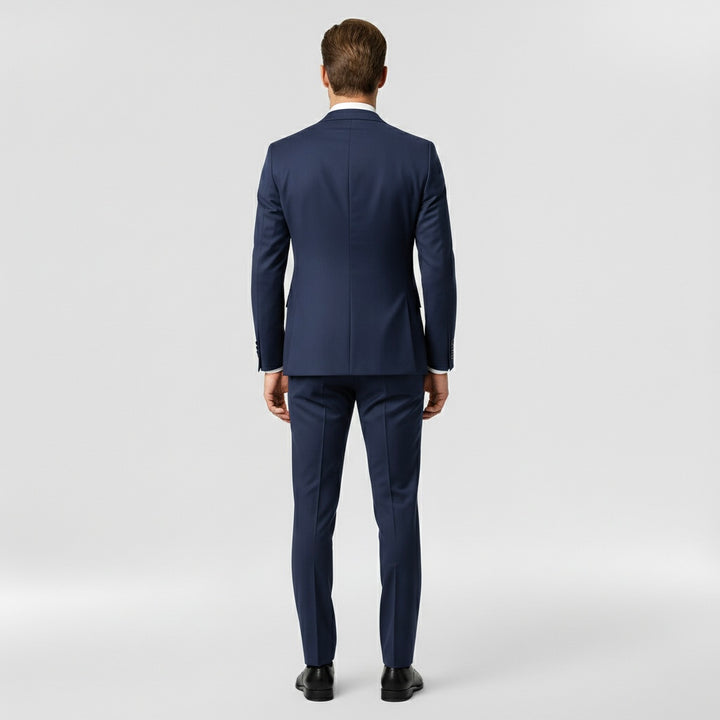 Férfi 3 részes formális öltöny zakóval, mellénnyel és nadrággal