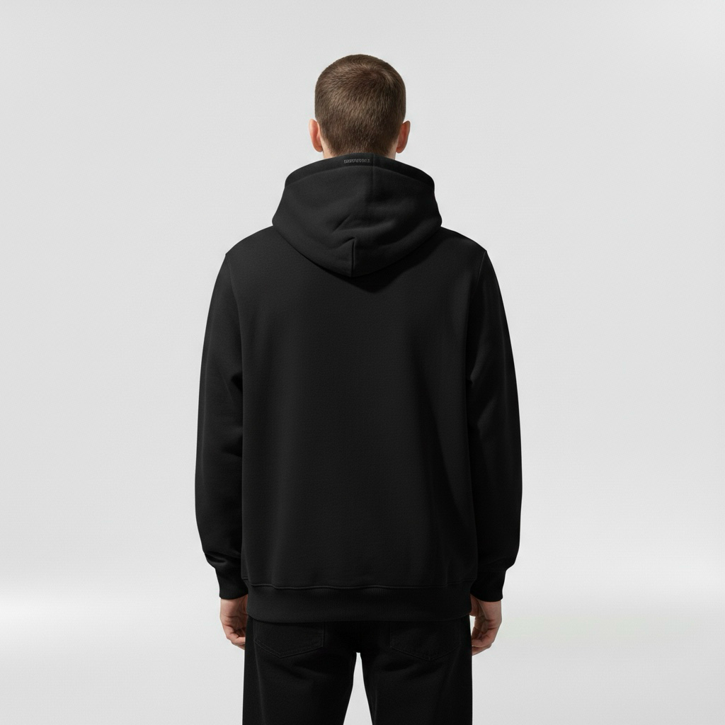 Kurtka z kapturem męska z regulowanym sznurkiem do codziennego, swobodnego użytku