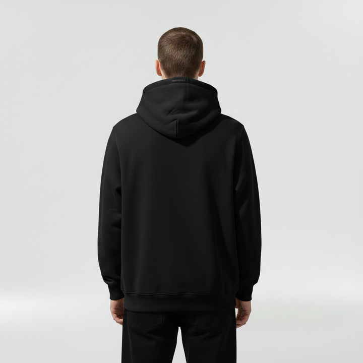 Kurtka z kapturem męska z regulowanym sznurkiem do codziennego, swobodnego użytku