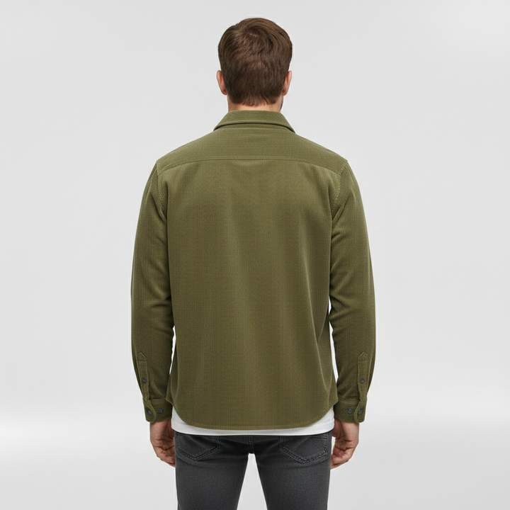 Herrenhemd mit Knöpfen für tägliche Smart-Casual-Looks