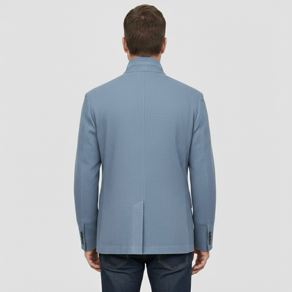 Ανδρικό casual σακάκι με απλή κουμπωτή σειρά για καθημερινή κομψή χρήση