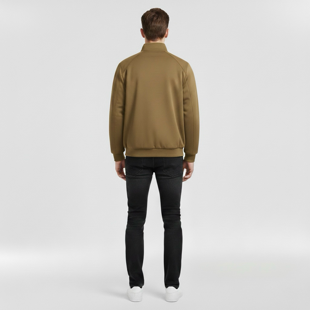 Jachetă bomber pentru bărbați, croială obișnuită, stil urban