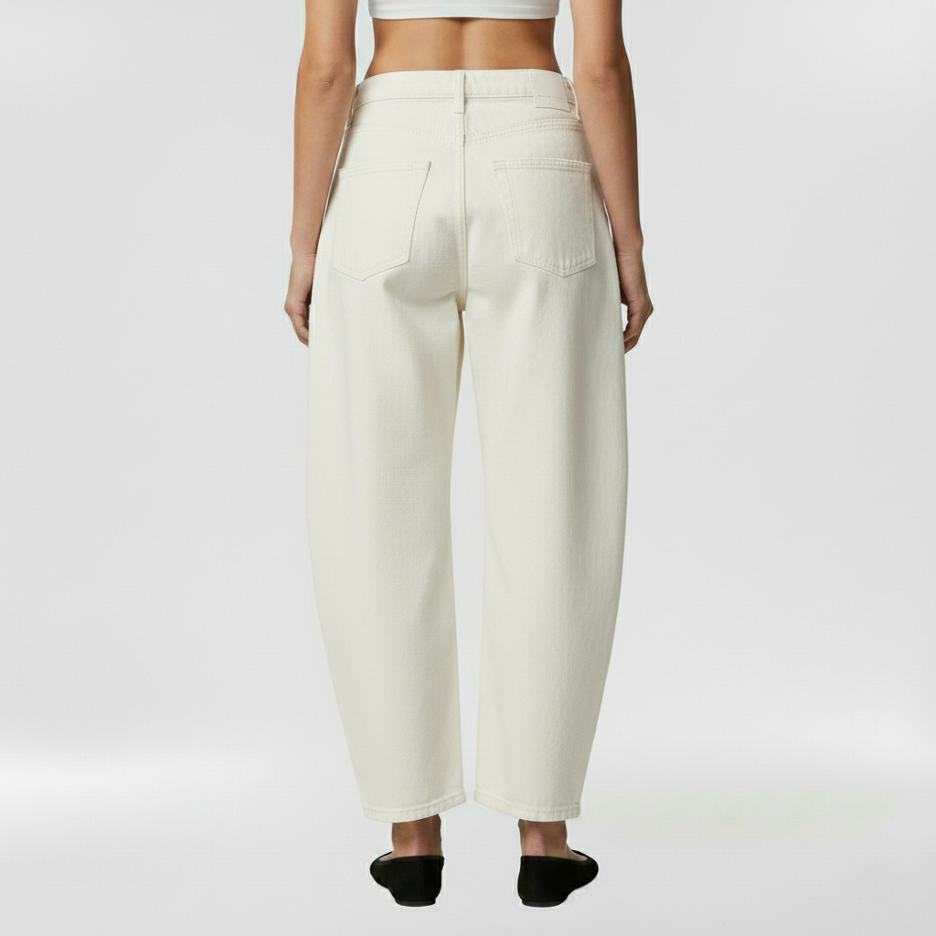 Dámské džíny s přímým střihem na každodenní nošení