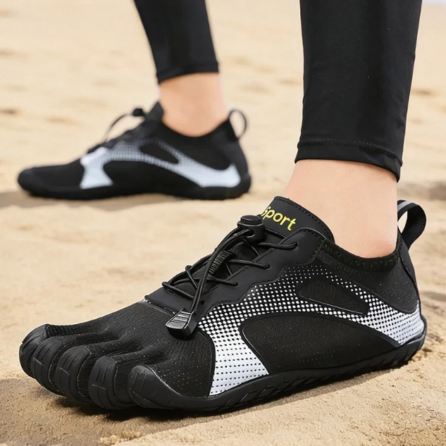 Barfuß-Sportschuhe mit Zehen für Herren | Leichte Minimalistische Schuhe mit Flexibler Sohle und Rutschfestem Grip