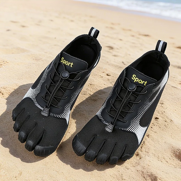 Barfuß-Sportschuhe mit Zehen für Herren | Leichte Minimalistische Schuhe mit Flexibler Sohle und Rutschfestem Grip