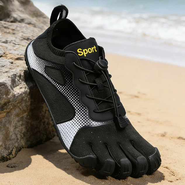 Barfuß-Sportschuhe mit Zehen für Herren | Leichte Minimalistische Schuhe mit Flexibler Sohle und Rutschfestem Grip