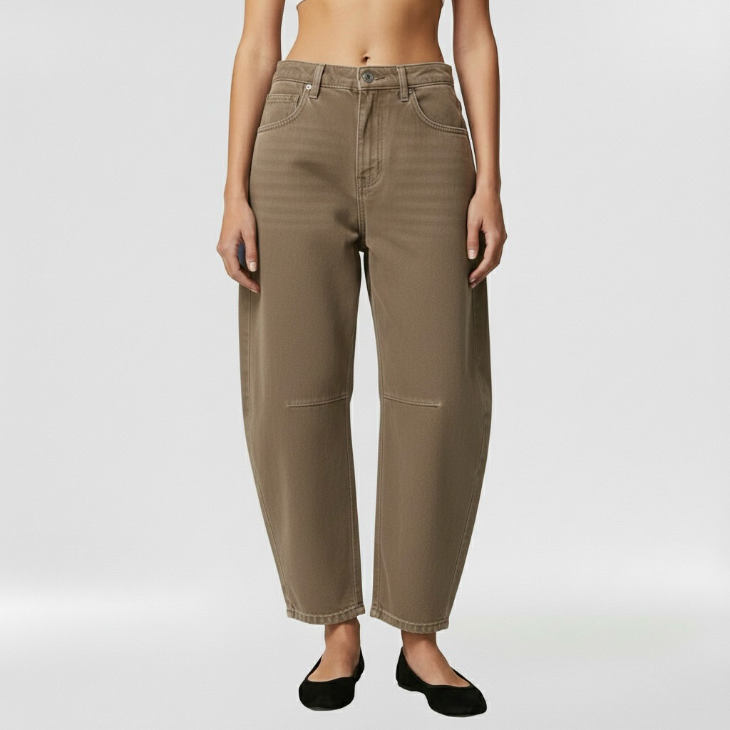 Dámské džíny s přímým střihem na každodenní nošení