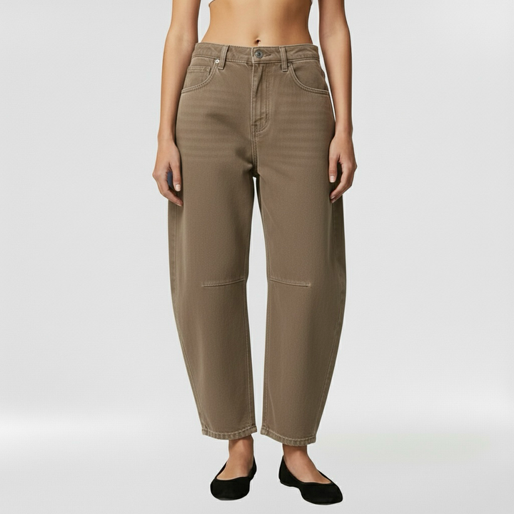 Dámské džíny s přímým střihem na každodenní nošení