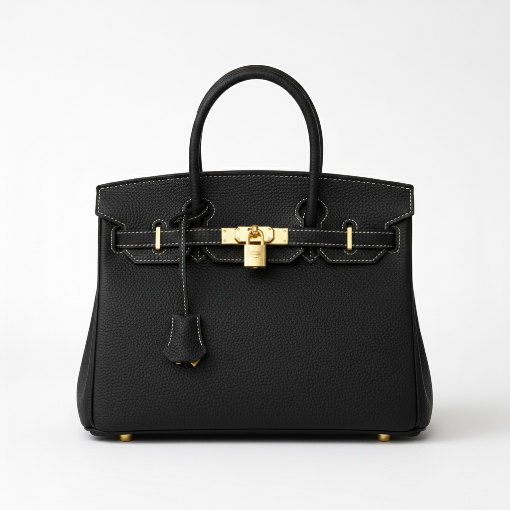 Τσάντα χειρός για γυναίκα με δομημένο σχήμα και επάνω λαβές