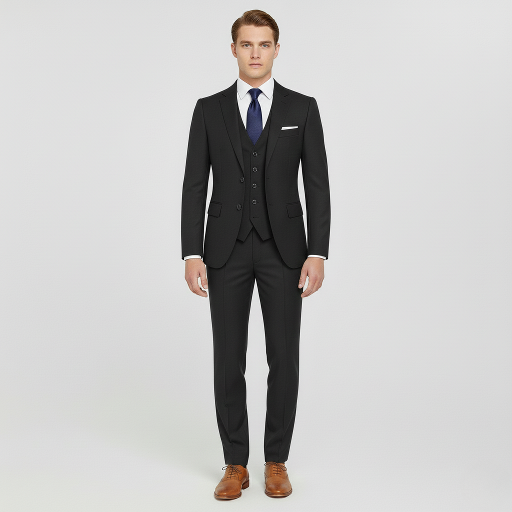 Κοστούμι δύο τεμαχίων για άνδρες με σακάκι και παντελόνι για επίσημες εκδηλώσεις