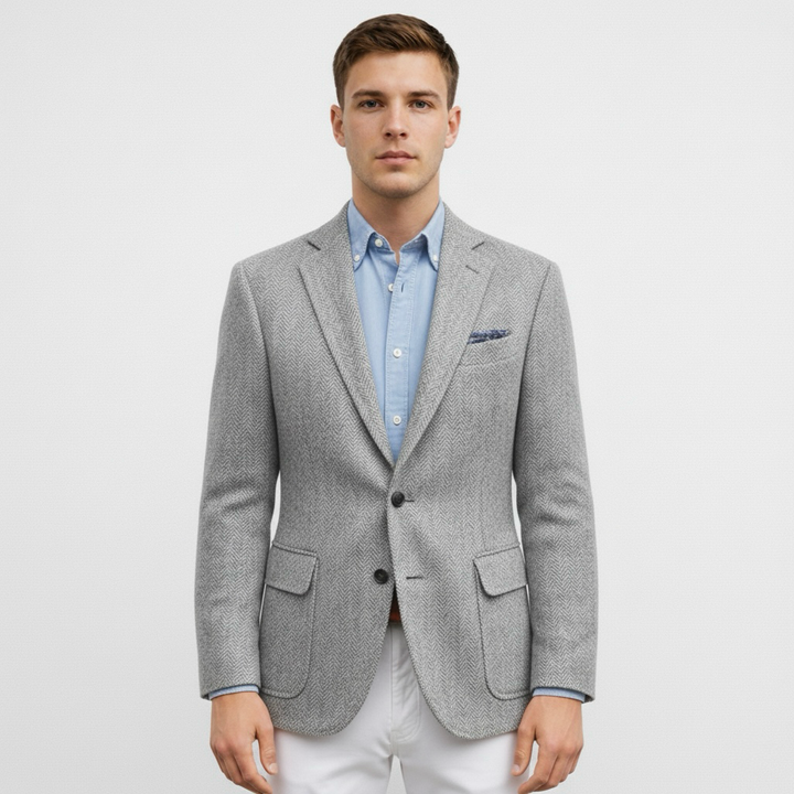 Pánské sako s jednoradým zapínáním, do kanceláře a na elegantní sportovní nošení