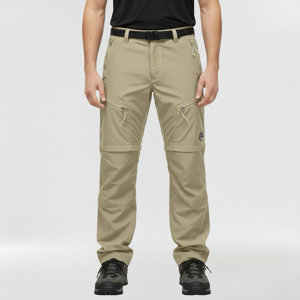 Spodnie bojówki męskie z bocznymi kieszeniami i prostym krojem