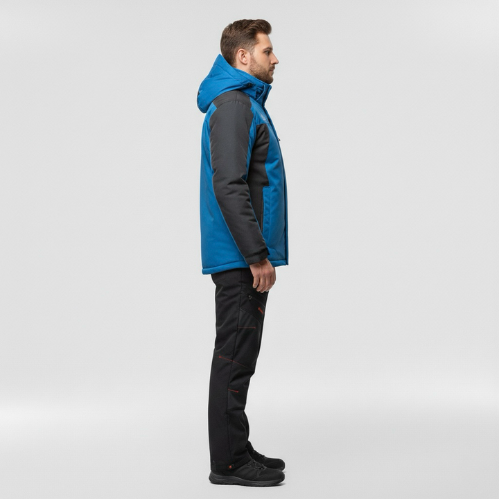 Sada zimní bundy a kalhot pro muže na sníh a chlad