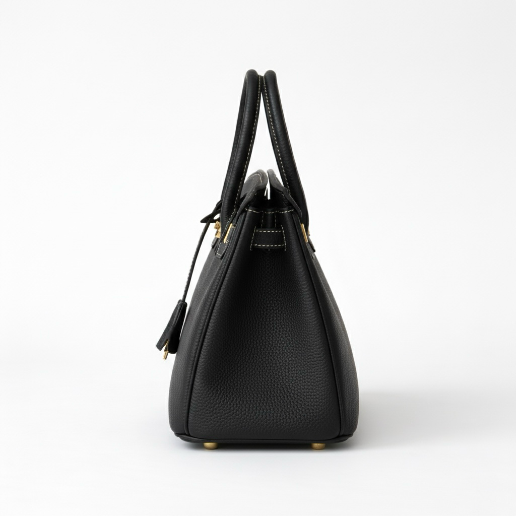 Τσάντα χειρός για γυναίκα με δομημένο σχήμα και επάνω λαβές