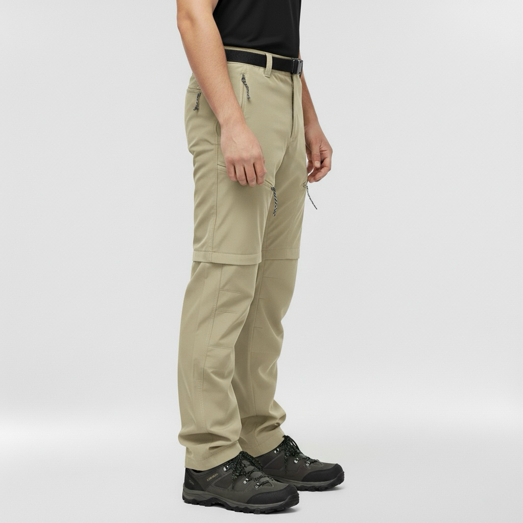 Spodnie bojówki męskie z bocznymi kieszeniami i prostym krojem