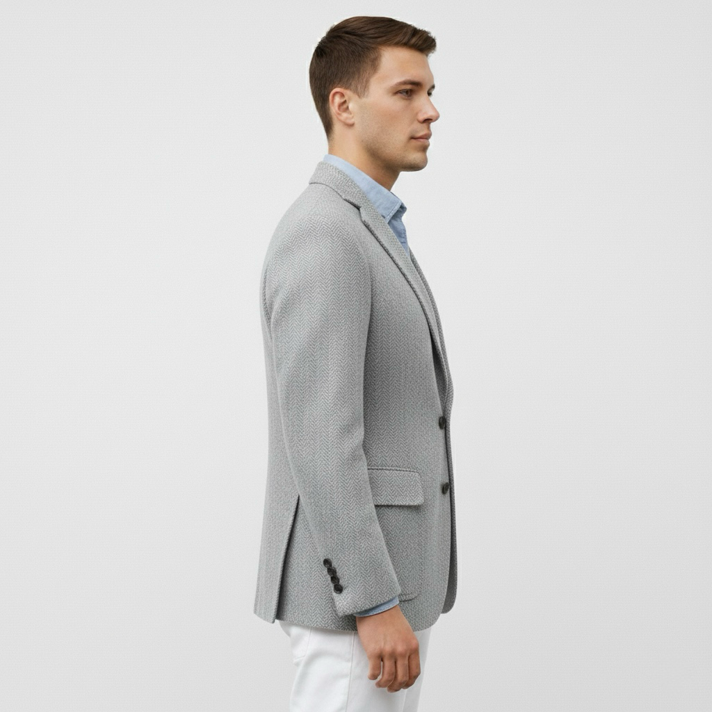 Pánské sako s jednoradým zapínáním, do kanceláře a na elegantní sportovní nošení