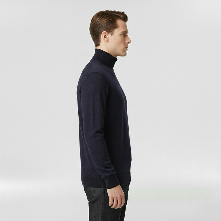 Lekki dzianinowy sweter z okrągłym dekoltem do codziennego użytku