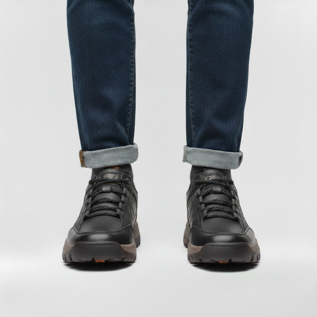 Kožené pánské boty na šněrování do kanceláře a na smart casual