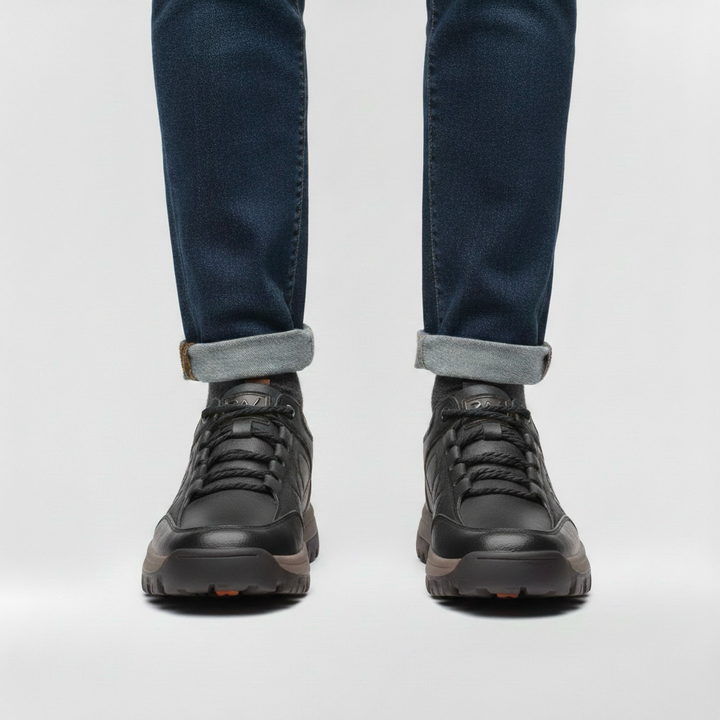 Kožené pánské boty na šněrování do kanceláře a na smart casual