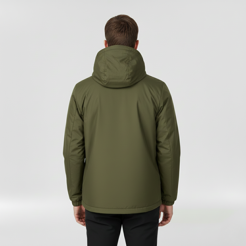 Wodoodporna kurtka z kapturem dla mężczyzn, na co dzień i na zewnątrz jesienią
