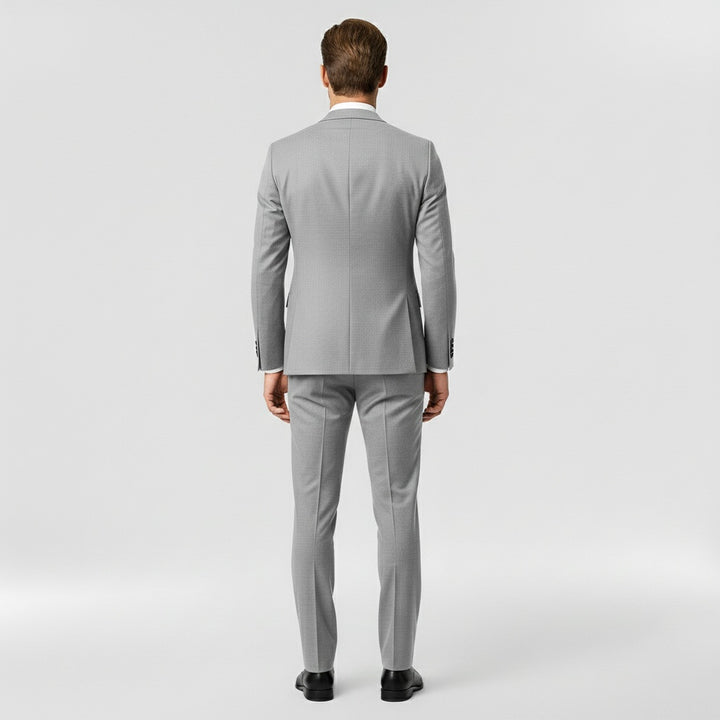 Férfi 3 részes formális öltöny zakóval, mellénnyel és nadrággal