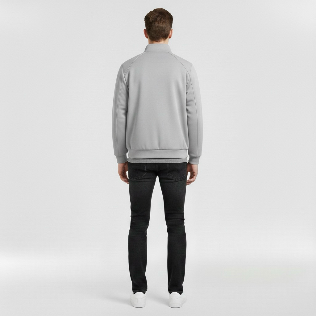 Jachetă bomber pentru bărbați, croială obișnuită, stil urban