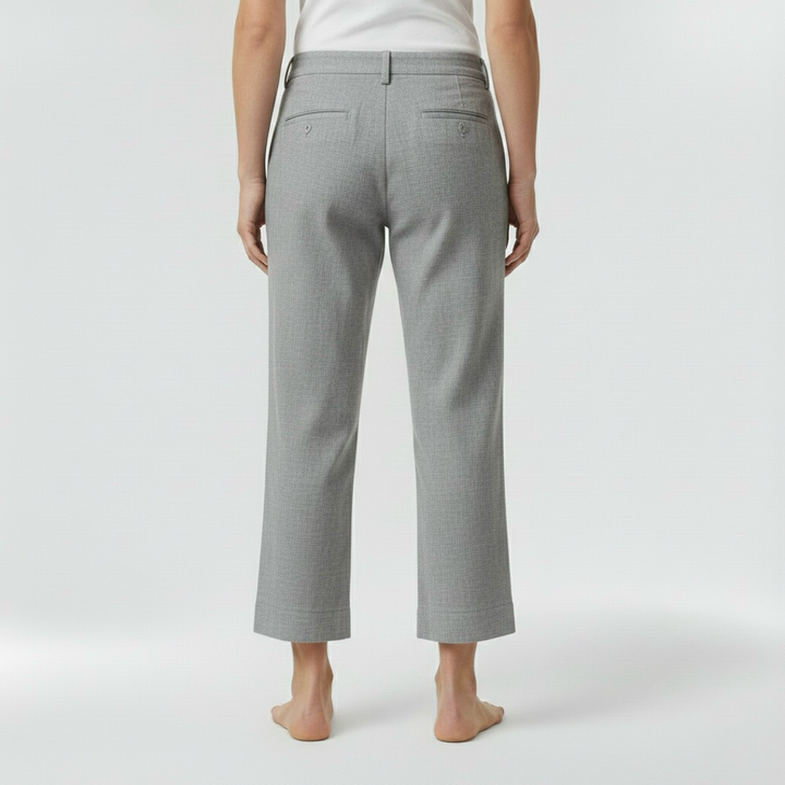 Pánské lněné kalhoty rovného střihu pro každodenní nošení