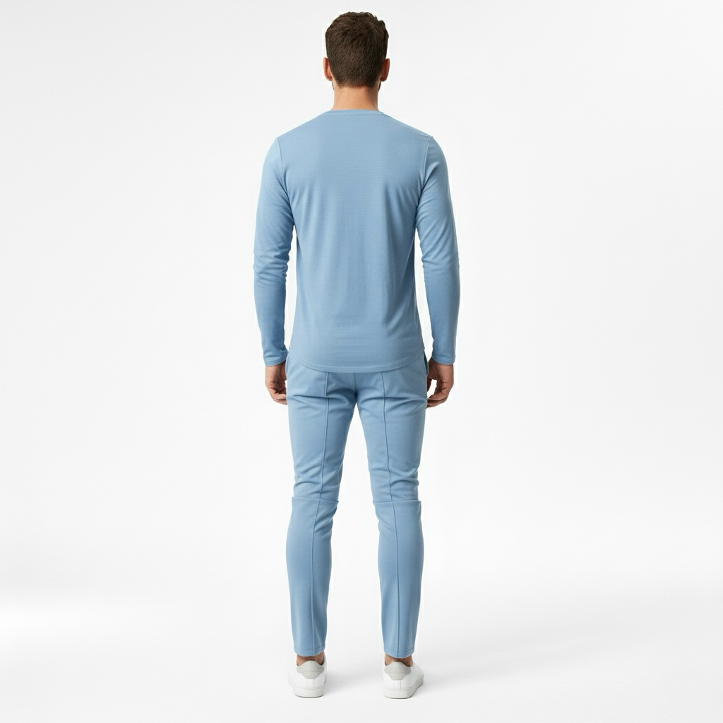 Conjunto de chándal para hombre con sudadera y joggers para una comodidad informal