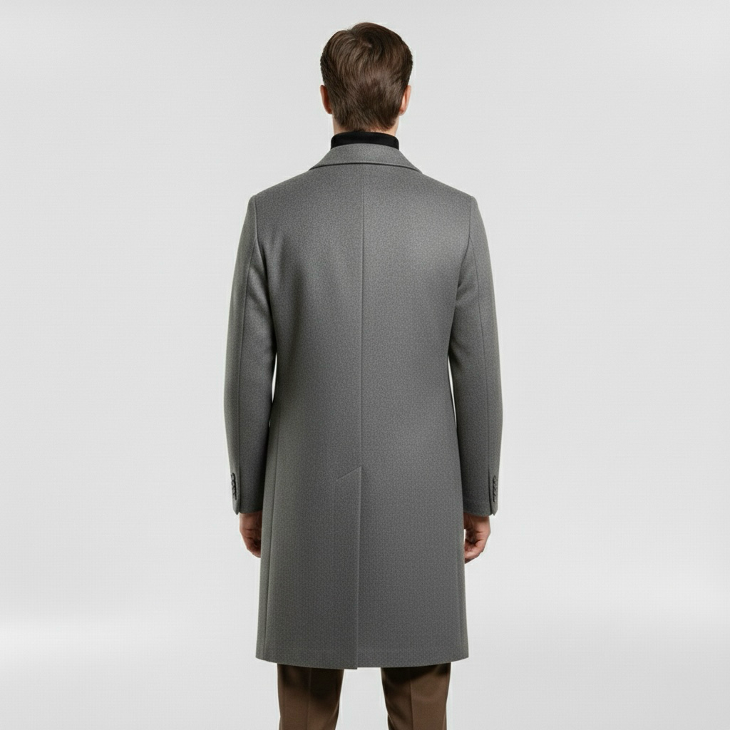 Klasický plášť pro elegantní a neformální zimní a pracovní soupravy