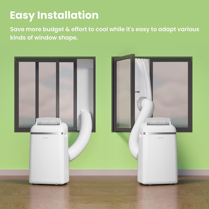 Comfee Mobiles Klimagert Easy Cool 2.0, 7000 BTU 2,0kW, Kühlen&Ventilieren&Entfeuchten, Raumgre bis 68m(25㎡), APP-Steuerung/Alexa/Google Home/IFTTT, Mobile Klimaanlage mit Abluftschlauch
