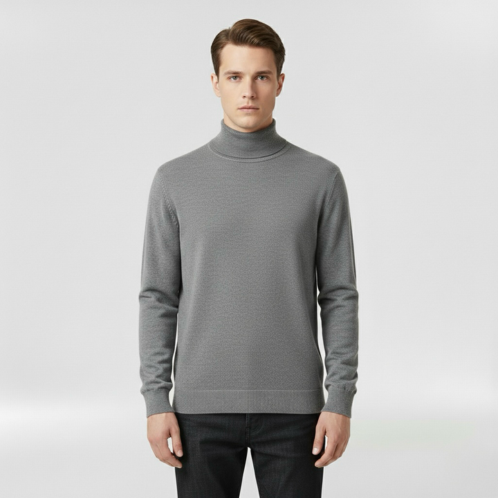 Lekki dzianinowy sweter z okrągłym dekoltem do codziennego użytku