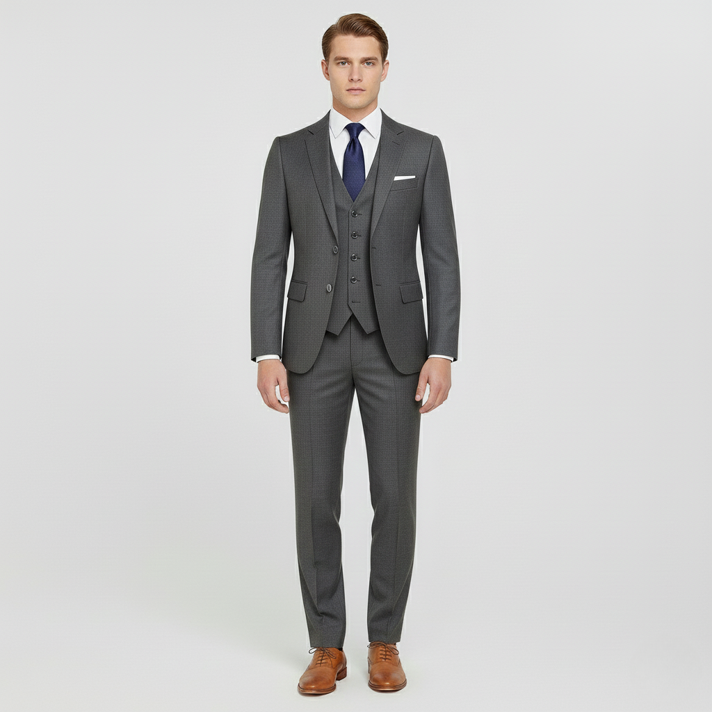 Κοστούμι δύο τεμαχίων για άνδρες με σακάκι και παντελόνι για επίσημες εκδηλώσεις