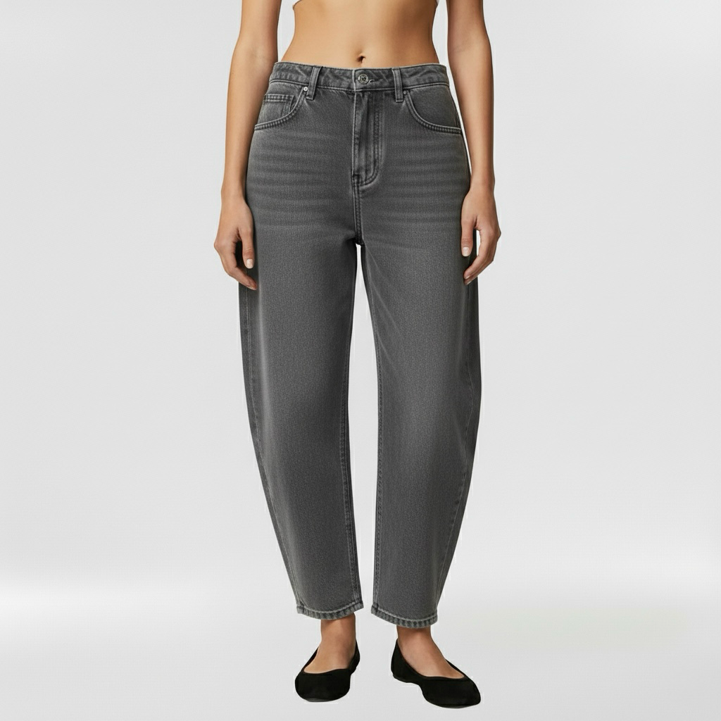 Dámské džíny s přímým střihem na každodenní nošení