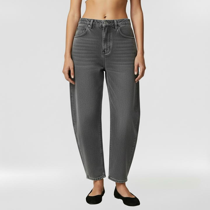 Dámské džíny s přímým střihem na každodenní nošení