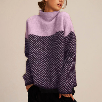 Adelie Suéter Mujer | Jersey de Invierno con Cuello Alto